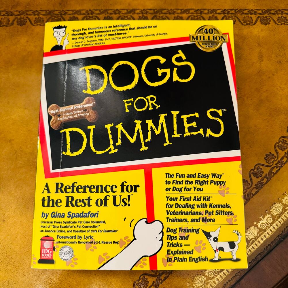 Dogs for Dummies Reference Training Book - Picture 4 of 6